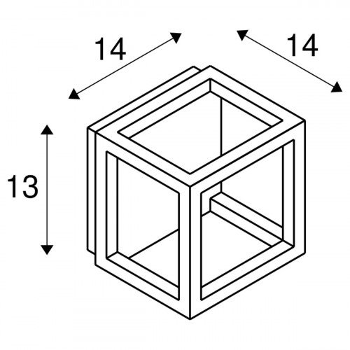 Quadrulo CL Deckenleuchte SLV anthrazit