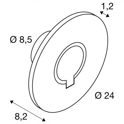 I-Ring SLV inclinable applique murale spot apparent lampe murale anthracite
