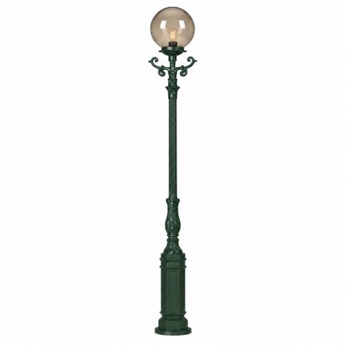 Lampe de jardin Avignon classique lanterne globe aluminium 220 cm
