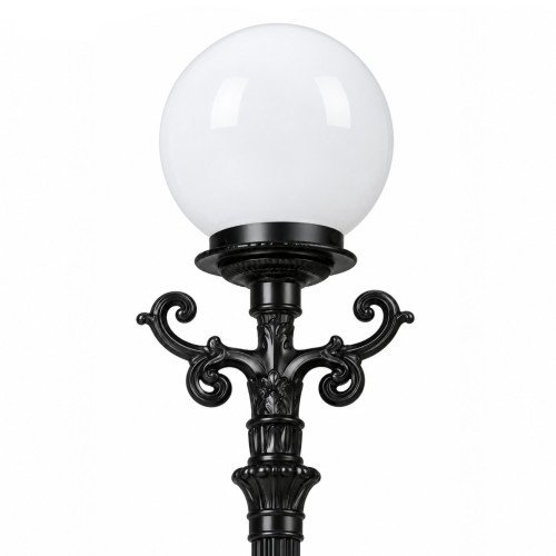 Lampe de jardin Avignon classique lanterne globe aluminium 220 cm