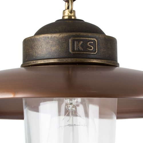 Lampe en bronze à chaîne modèle Landes