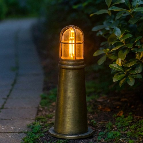 Lampe de jardin style bateau Harbour 1 en bronze