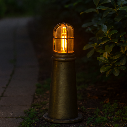 Lampe de jardin style bateau Harbour 1 en bronze