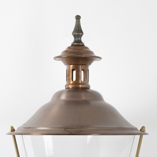 Lanterne décorative extérieure rustique bronze Scheveningen L