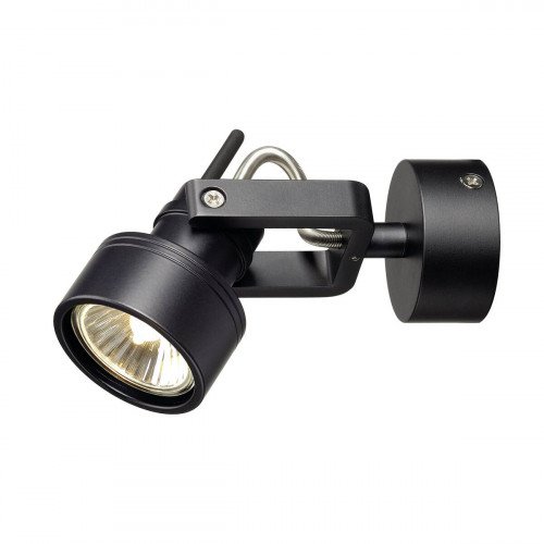 Spot de plafond noir Inda (147550) GU10 | Nostalux.fr