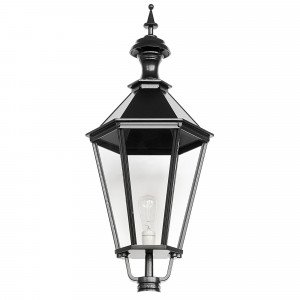 Lanterne seule K7 hexagonale éclairage d'extérieur (1506) de KS Lighting - Abat-jour, poteaux, supports