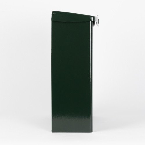 Boîte aux lettres B32 murale verte aluminium moderne