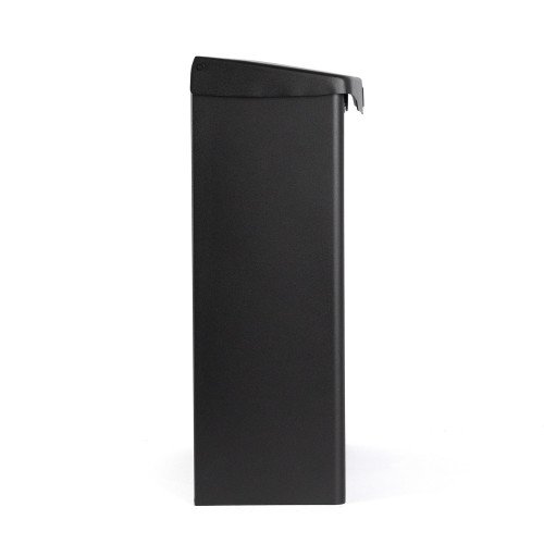 Boîte aux lettres B32 murale noire aluminium moderne