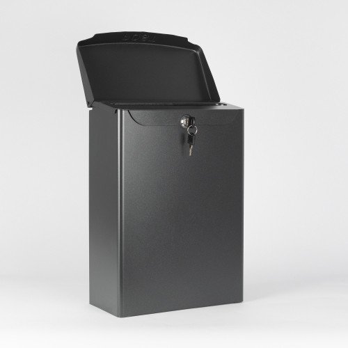 Boîte aux lettres B32 murale anthracite aluminium moderne
