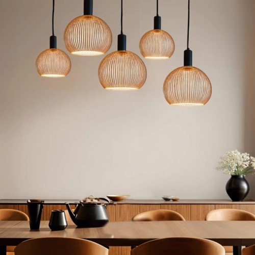 Lampe intérieure Floating Globe Filo Champagne métal