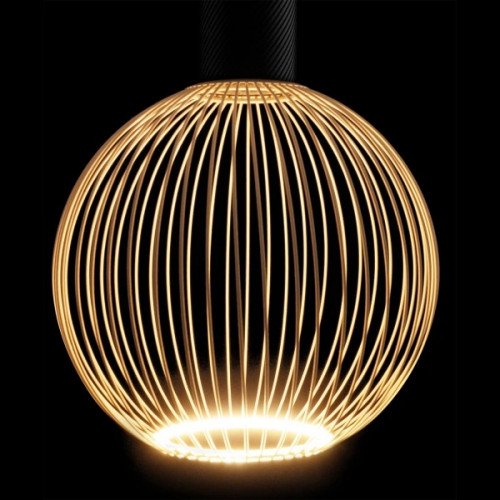 Lampe intérieure Floating Globe Filo Champagne métal