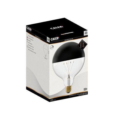 Ampoule LED tête miroir noir 4w | Nostalux.fr
