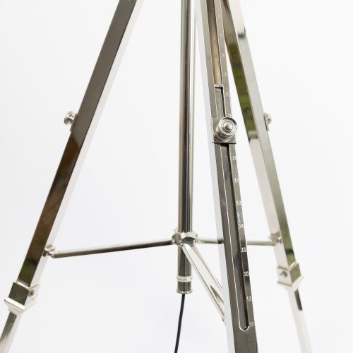 lampe en laiton couleur nickel antique avec une douille E27