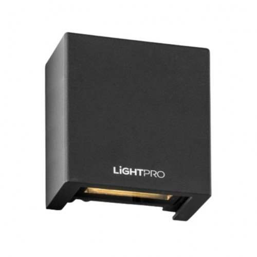 Lampe extérieure 12 volts Tiga applique noire aluminium