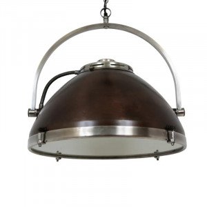 lampe en laiton couleur laiton antique foncé avec une douille E27