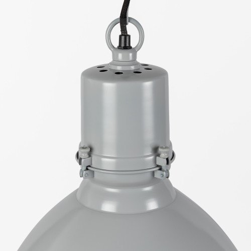 lampe en laiton couleur anthracite antique avec culot E27