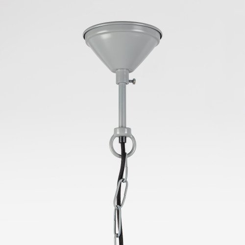 lampe en laiton couleur anthracite antique avec culot E27