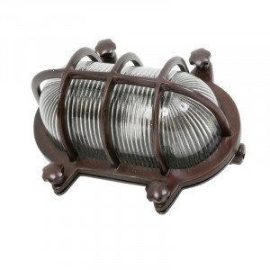 lampe en laiton couleur laiton antique foncé avec une douille E27