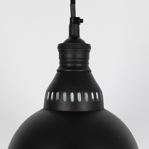 Lampe suspendue noir antique Dakota (30332) Nostaluce | Nostalux.fr