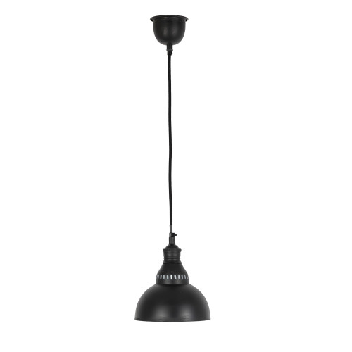 Lampe suspendue noir antique Dakota (30332) Nostaluce | Nostalux.fr