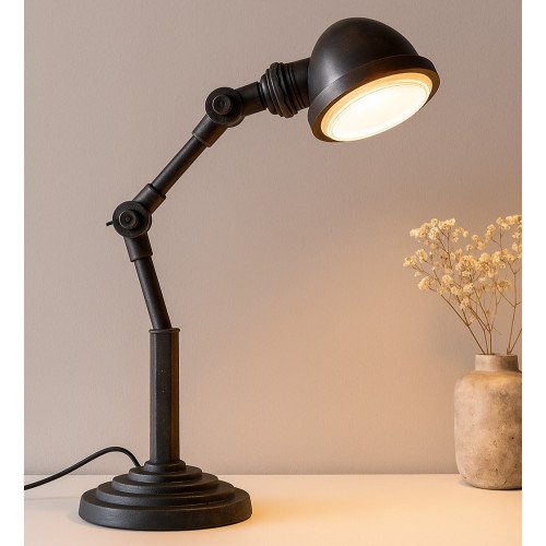 Lampe de bureau noire Nano (30390) | Nostalux.fr