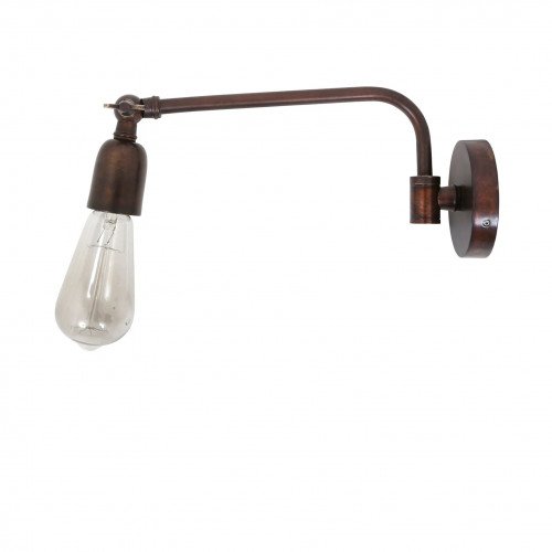 lampe en laiton de couleur cuivre antique avec un raccord E27