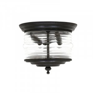 lampe en laiton noir antique avec une douille E14