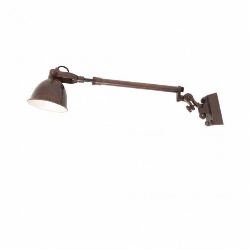 lampe en laiton de couleur cuivre antique avec une douille E14