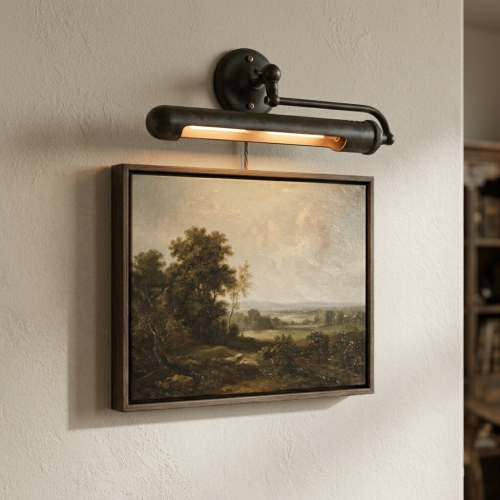 lampe en laiton noir antique avec douille E27