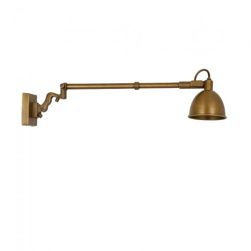 lampe en laiton couleur laiton antique avec une douille E14