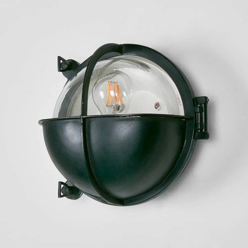 Lampe de bateau, noire, antique, Taylor 