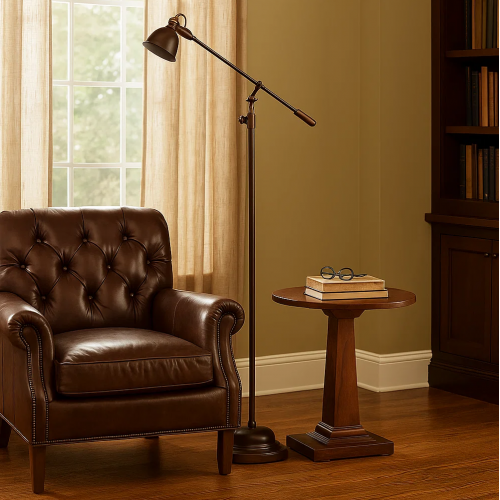 Lampadaire Archer cuivre foncé - look industriel| Nostalux.fr