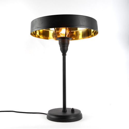 Lampe de table noire Auriol | Nostalux.fr