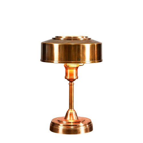 Lampe de table Auxerre laiton antique (30967) | Nostalux.fr