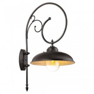 lampe en laiton couleur noir antique avec une douille E27