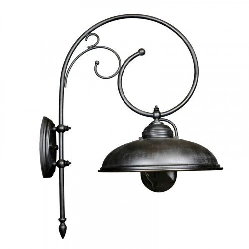 lampe en laiton couleur noir antique avec une douille E27