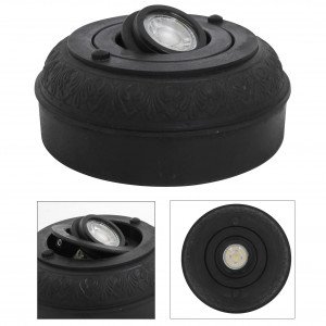 lampe en laiton noir antique avec douille GU10