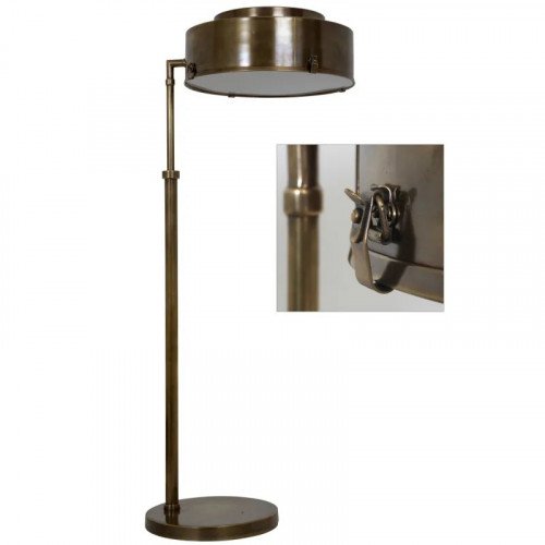 lampe en laiton couleur laiton antique avec une douille E27