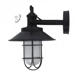 lampe en laiton couleur brun antique avec culot E27