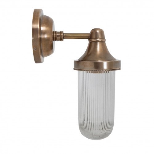 lampe en laiton de couleur laiton antique avec un raccord E27