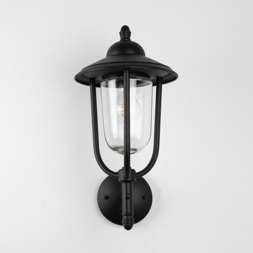 Lampe en laiton de couleur noir antique avec une douille E27