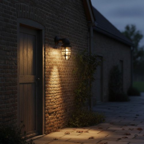 lampe en laiton noir antique avec douille E27