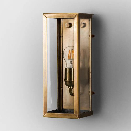 lampe en laiton de couleur laiton antique avec un raccord E27