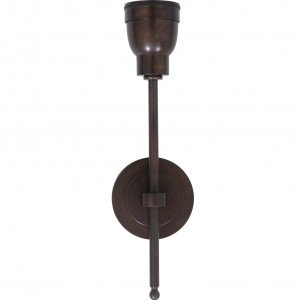 lampe en laiton couleur bronze antique avec douille GU10