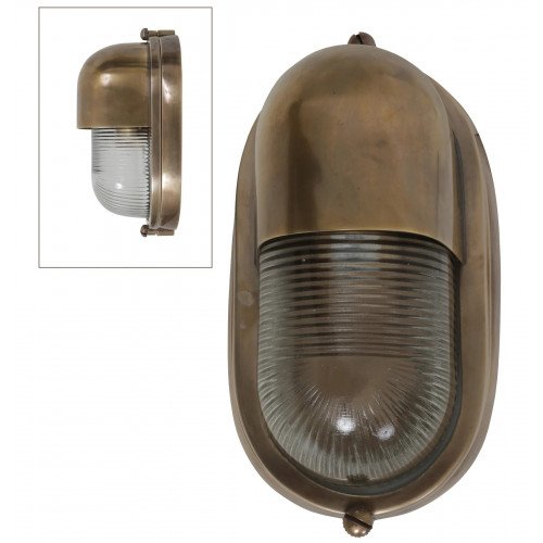 lampe en laiton de couleur laiton antique avec un raccord E27