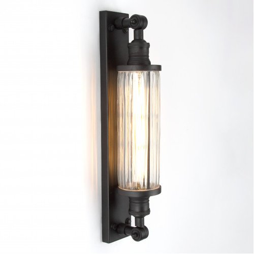 Lampe d'extérieur en laiton design anthracite Lampe murale E27 noir