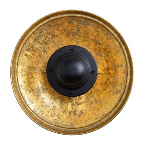 lampe en laiton de couleur or antique avec un raccord E27