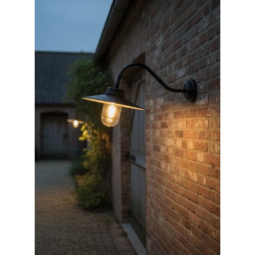 lampe en laiton noir antique avec un raccord E27