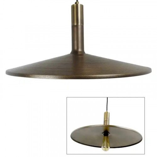 lampe en laiton couleur laiton antique avec culot E27