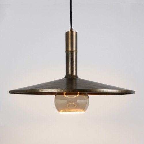 lampe en laiton couleur laiton antique avec culot E27